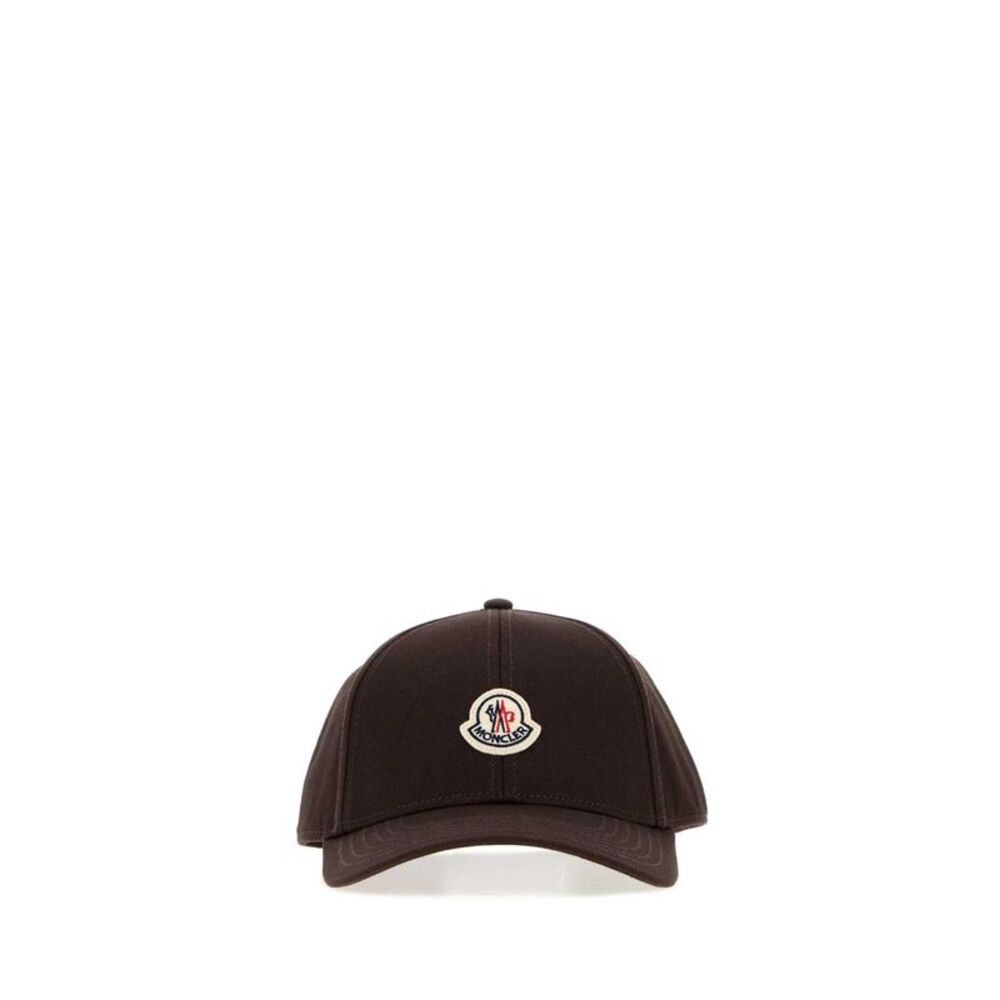 Moncler Men Chocolate Cotton Baseball Cap